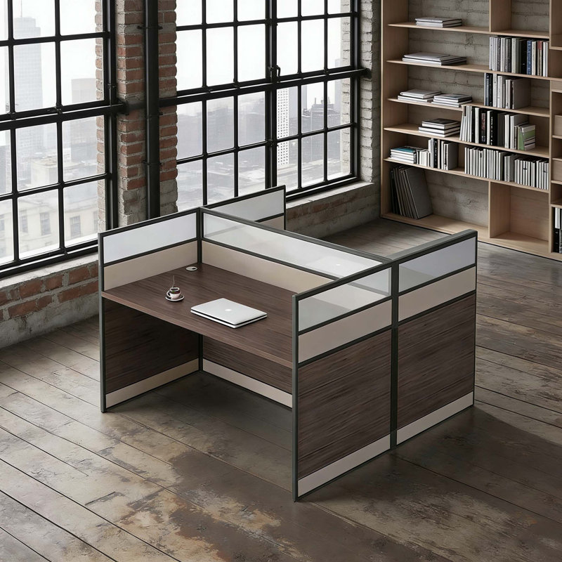 Benching Workstation with Cable, Office Rectangle Cubicle Desk