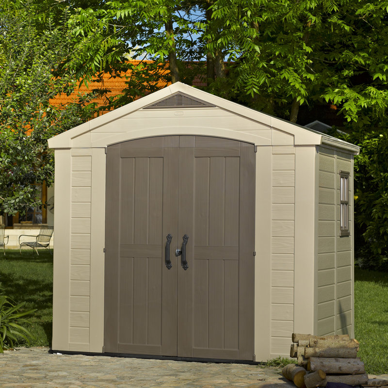 Keter Factor Shed 8x6ft - Brown