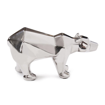 Wrought Studio™ Turribridge Modern Electroplated Silver Finished Kaslo Animal Figure