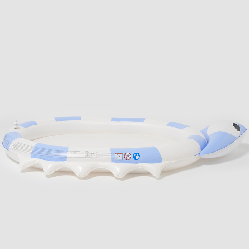 Kids Sprinkler Mat: Into the Wild Blue Lizard