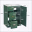 Meuble-lavabo moderne de 24 pouces avec lavabo sous-comptoir, 2 tiroirs et porte à fermeture en douceur pour espaces compacts-1476029076