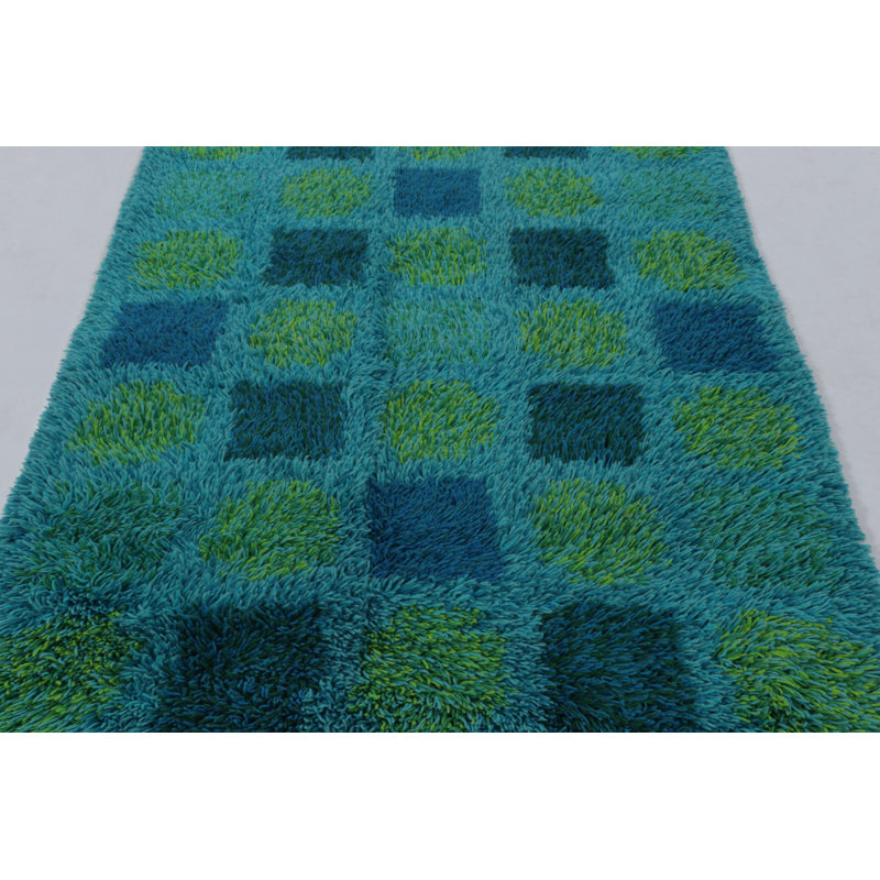 Scandinavian One-of-a-Kind 4'5x6'4 Hand Knotted Area Rug