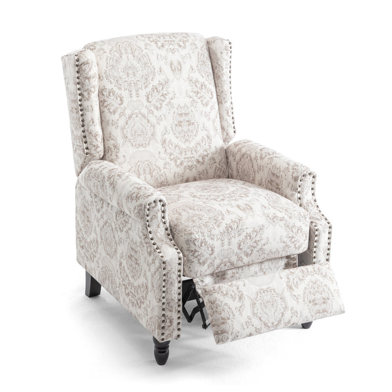 Fauteuil inclinable manuel standard, Floral beige