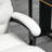 Cream White Chair With Reclining Feature, Footrest, Double Padding, Swivel Wheels, Has Heating And Massage Functions Office White, Features