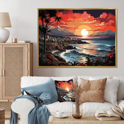 City Maui Popart IV sur toile