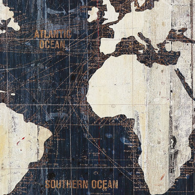 Ensemble de 3 reproductions sur toile tendue Ocean Eye I