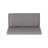 Barneveld Theartis Gray Upholstered Counter Bench