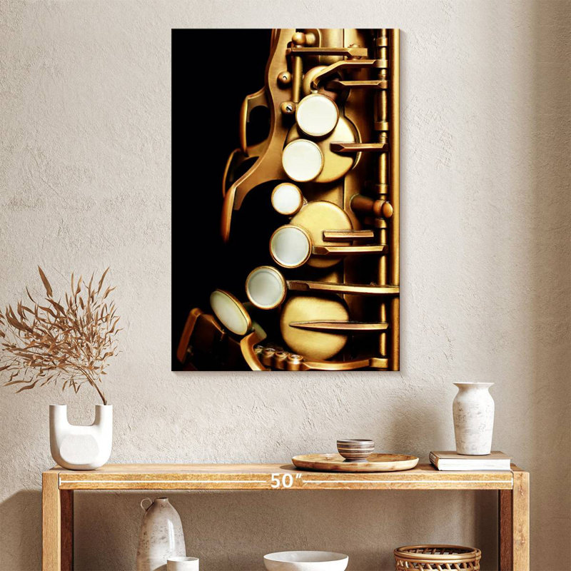 Abarca Saxophone Keys, 39" H x 26" W