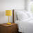 Ochre Yellow Painted Table and Nightstand Lamp