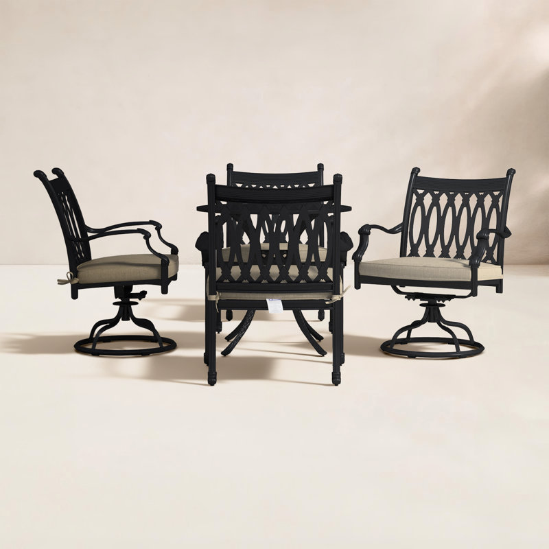 Brockport 5 Piece Dining Set with Cushions