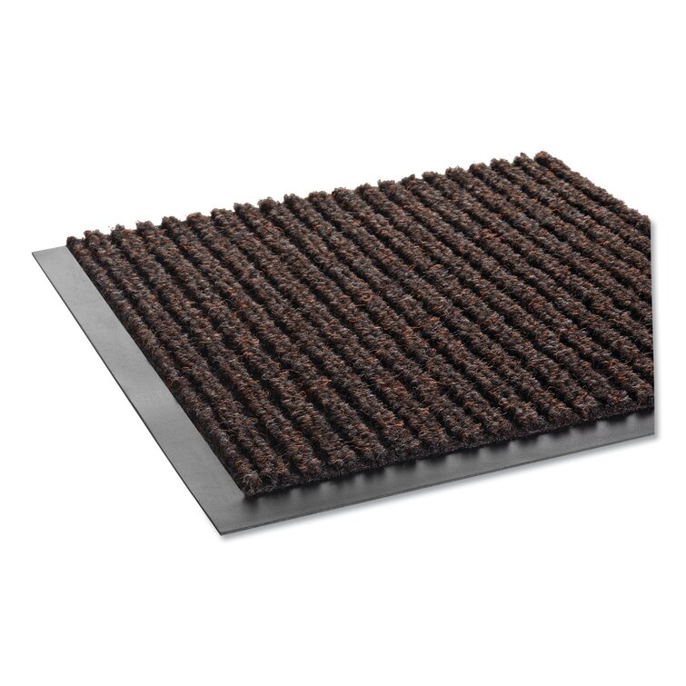 Waterhog Large Parquet Indoor Outdoor Doormat Color: Charcoal, Mat Size: 2'7.5 x 4'8.25