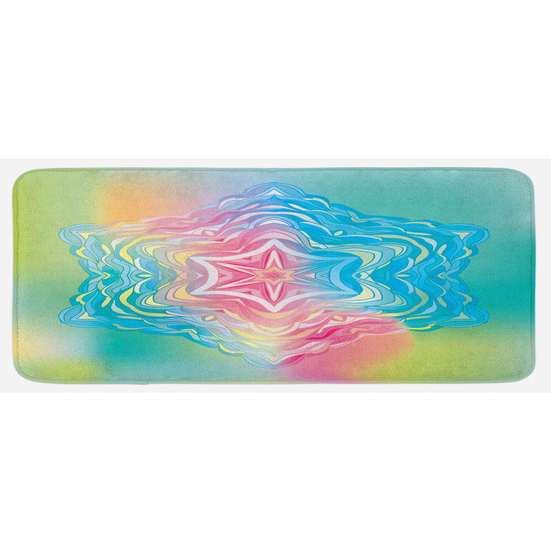 Tapis de cuisine mandala