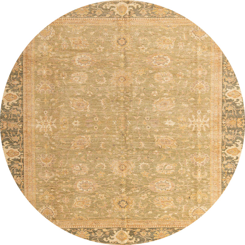 Southwestern Indoor Rug, Round 4'