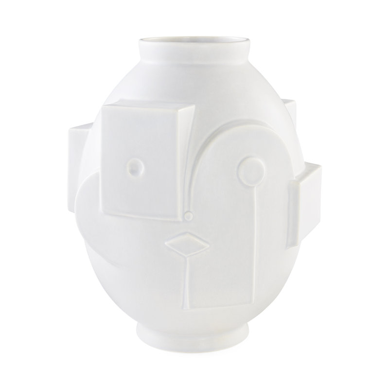 Extra Large White Porcelain Tulip Vase