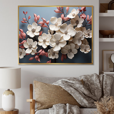 Dogwood Field Pointillism Collage III - impression