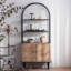 Black + Manufactured Wood Display Cases