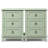 Modern 3-Drawer Wooden Nightstand Set Of 2, Tall & Narrow-568476635