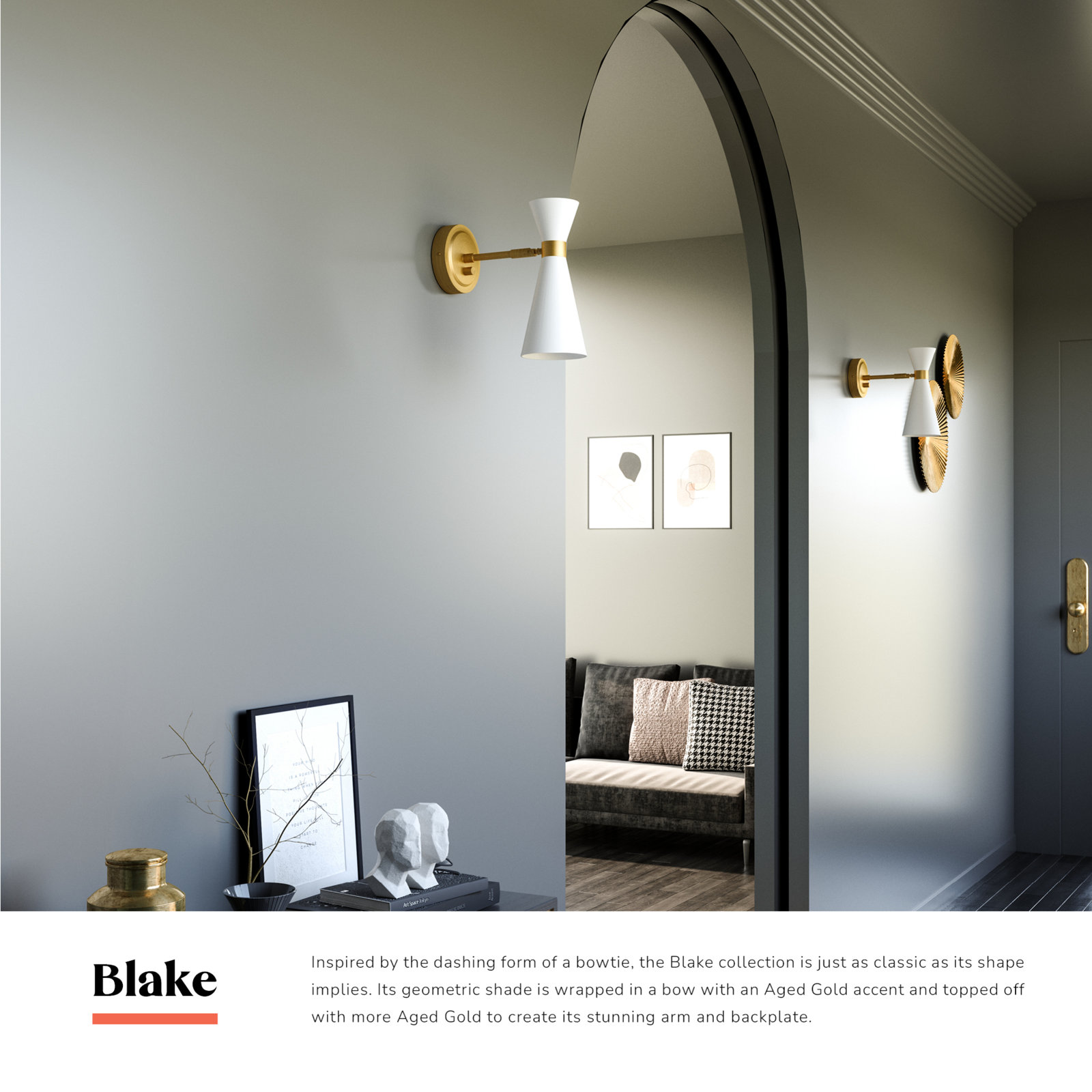 Jorgie Single Dimmable Vanity Light, Matte Black