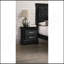 Mobilier de chambre à coucher à 1 tiroir de style moderne glam à deux tiroirs en bois massif avec texture de crocodile touffeté au diamant-482810368