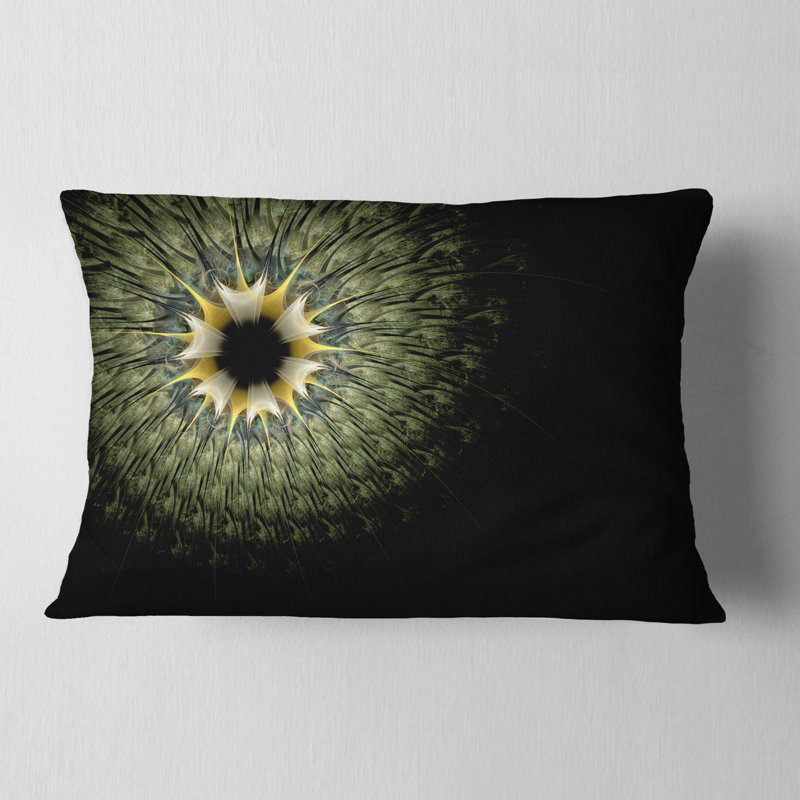 Coussin lombaire en fleur symétrique floral