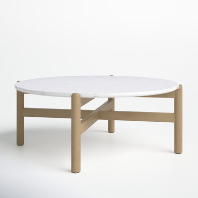 Mimi 32'' Stone Outdoor Coffee Table