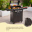 Barbecue à gaz 48,43 "pour la cour extérieure à double usage