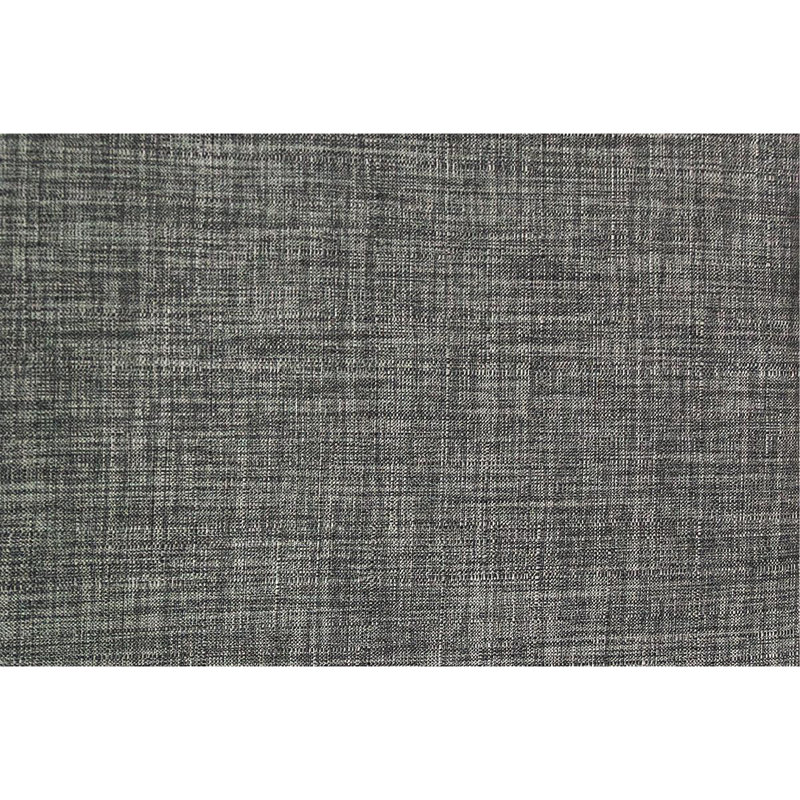 Ensemble de 2 chaises de salle à manger en tissu gris anthracite