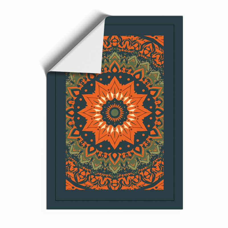 Golden Mandala Geometric - Framed Print, Unframed, A3 - 42.0 x 29.7 cm