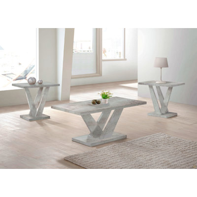 Ensemble de tables basses 3 pièces et 2 tables de bout