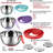 Stainless Steel 3 Piece Nested Mixing Bowl Set