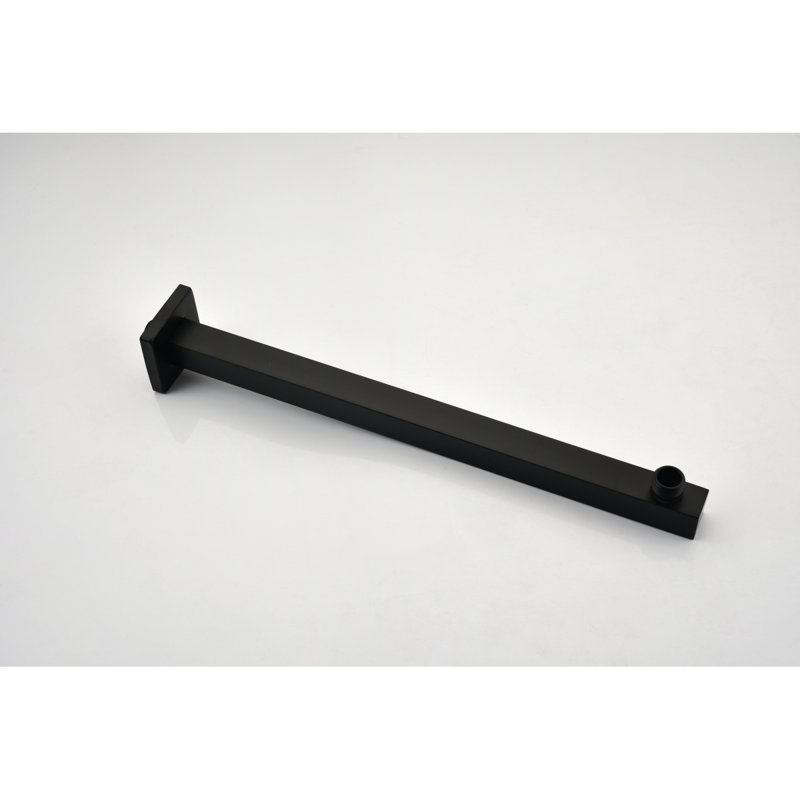 Ensemble de robinet de douche en laiton noir mat avec système de douche 10 pouces avec douchette avec douchette à main, luxueux ensemble de mélangeur de pluie, valve Roughin incluse,