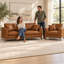 Optima Sophisticated 100% Top Grain Leather Sofa, Made to Order-54059669