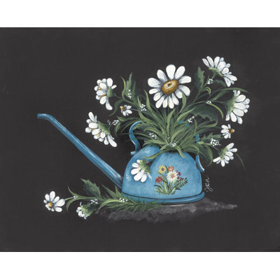 «Jamarris Vintage Watering Can on Canvas» par Julie Norkus, reproduction