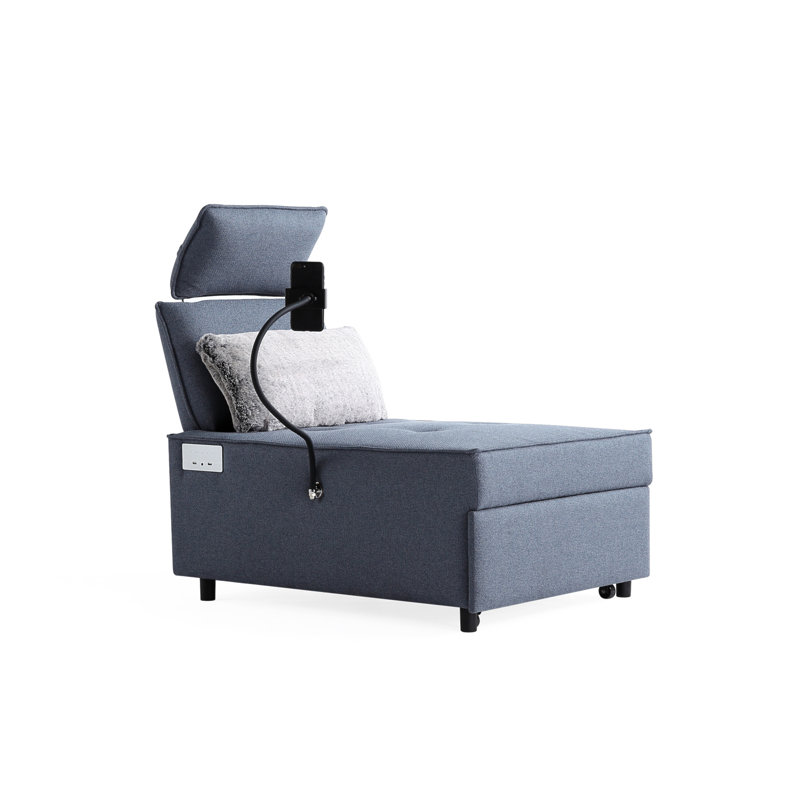 Versatile Convertible Sofa Bed With Advanced Features For Ultimate Comfort, Dark Blue