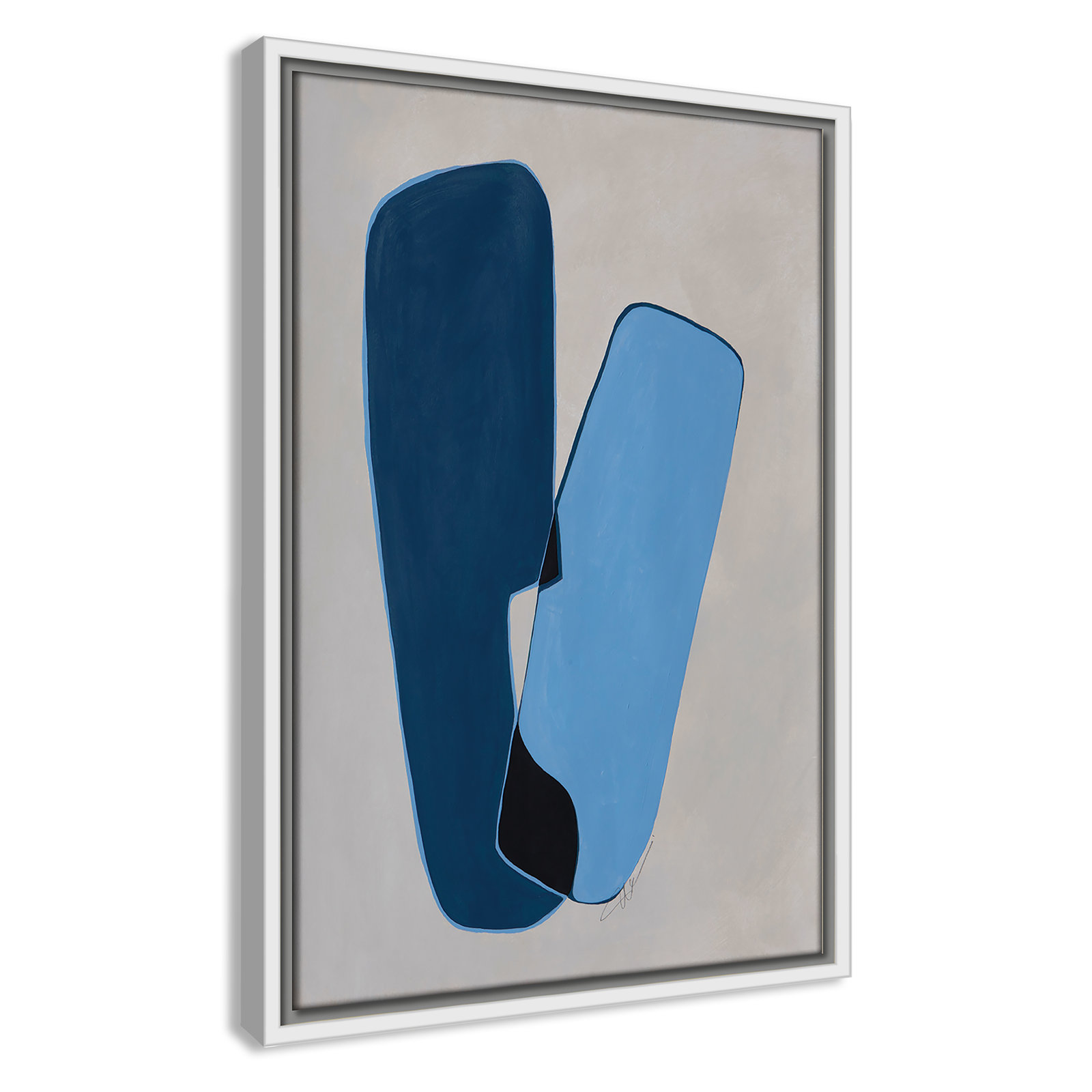 In Unity Collection "In Unity II" Print, 19.5" H x 13.5" W x 2" D, White Framed