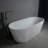 71" x 34" Freestanding Soaking Bathtub