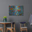 «Flowers Gone Wild» par Catherine A Nolin, art mural en métal, 36 po x 24 po