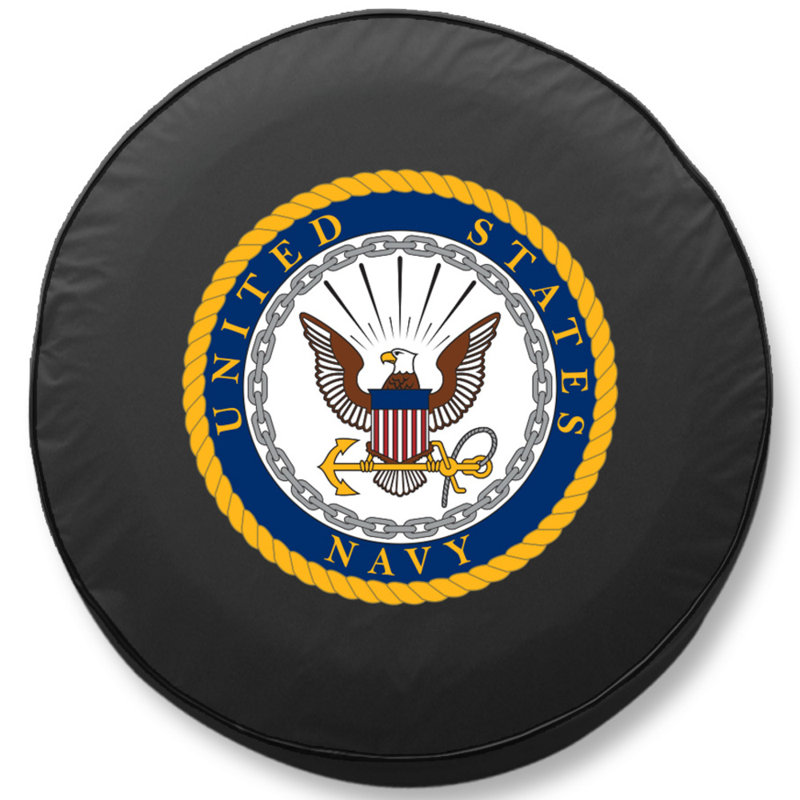 Housse de roue de cravate US Military, Noir, D10, Bleu marine
