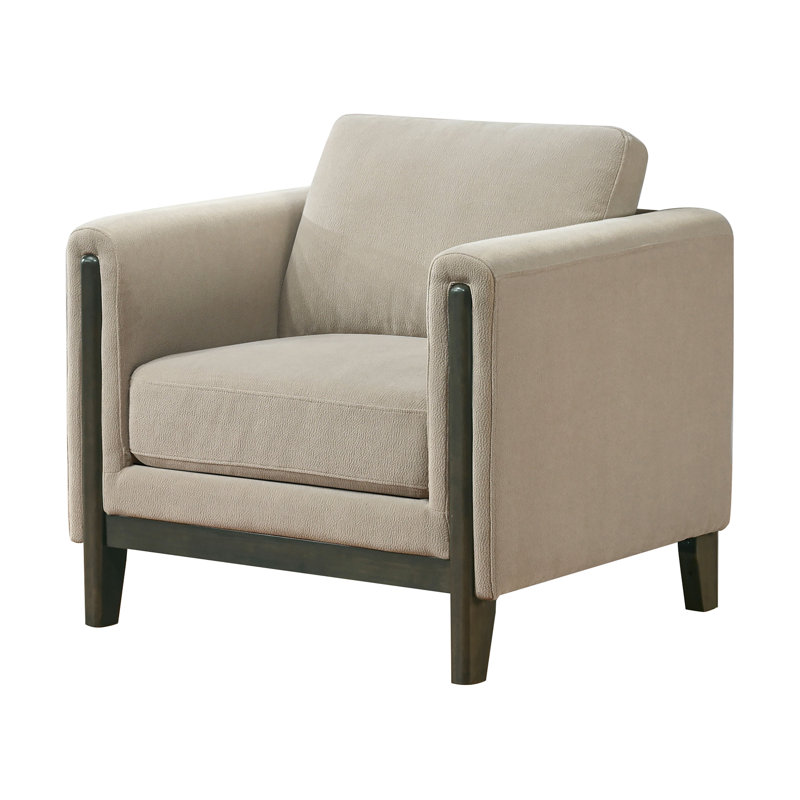Fauteuil d'appoint transitionnel l 34,65 po, taupe