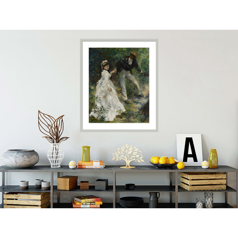 «La Promenade» par Pierre-Auguste Renoir, impression giclée encadrée, 39,94 po H x 33,5 po L