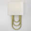 Applique murale en lin 2 lumières Farah-28151772