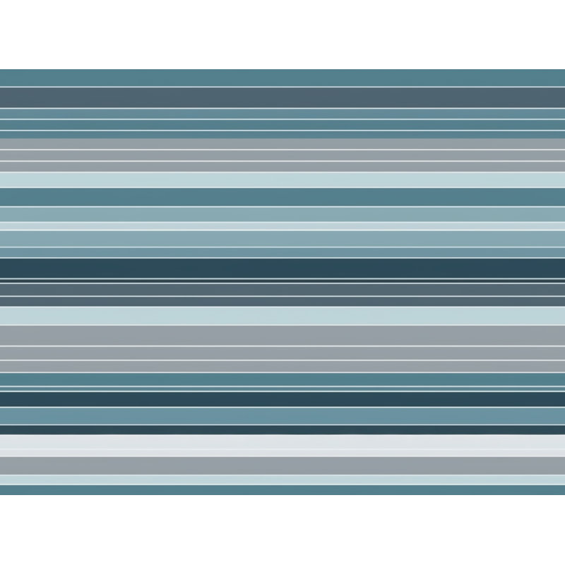 Rideaux de fenêtre horizontaux à motif bleu 7760, L 20 po x L 82 po