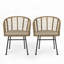 Outdoor Wicker Rattan Club Chair