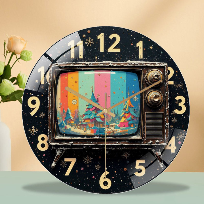 Horloge murale rétro 12 po
