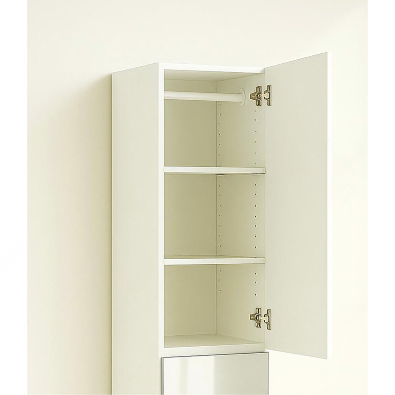 Armoire modulaire en bois avec miroir Elise