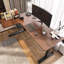 Bureau en bois massif en forme de L Modern Minimalist-1183050251