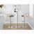 Grey,Natural Wood,Chrome