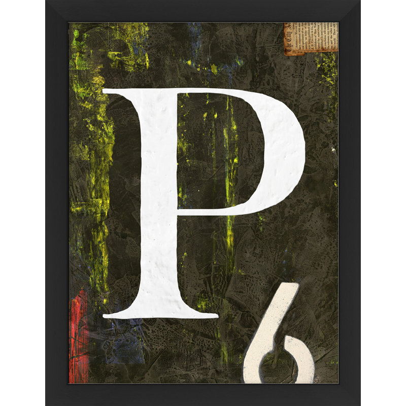 Alphabet "P" Print