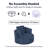 Lozena  49" Corduroy Upholstered Barrel Chair, Oversized Round Compression Chaise Lounge, No Assembly Required-1386477932-1407711378