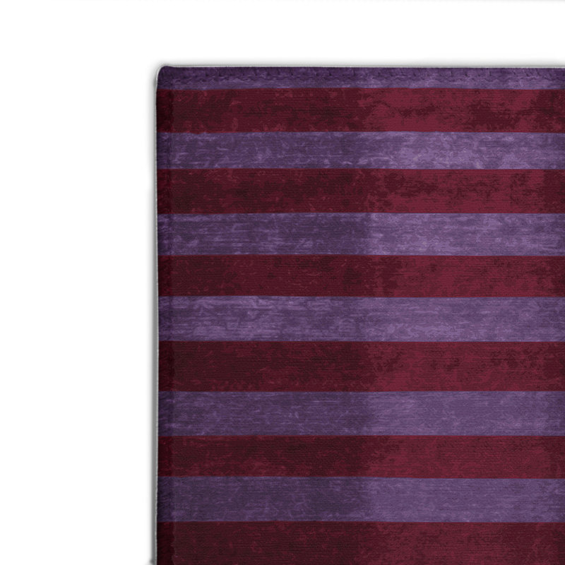 Tapis intérieur / extérieur rouge HorizontalStripes